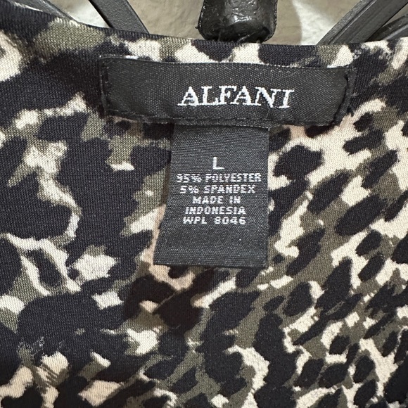 Alfani Animal Print Dress - Picture 4 of 5
